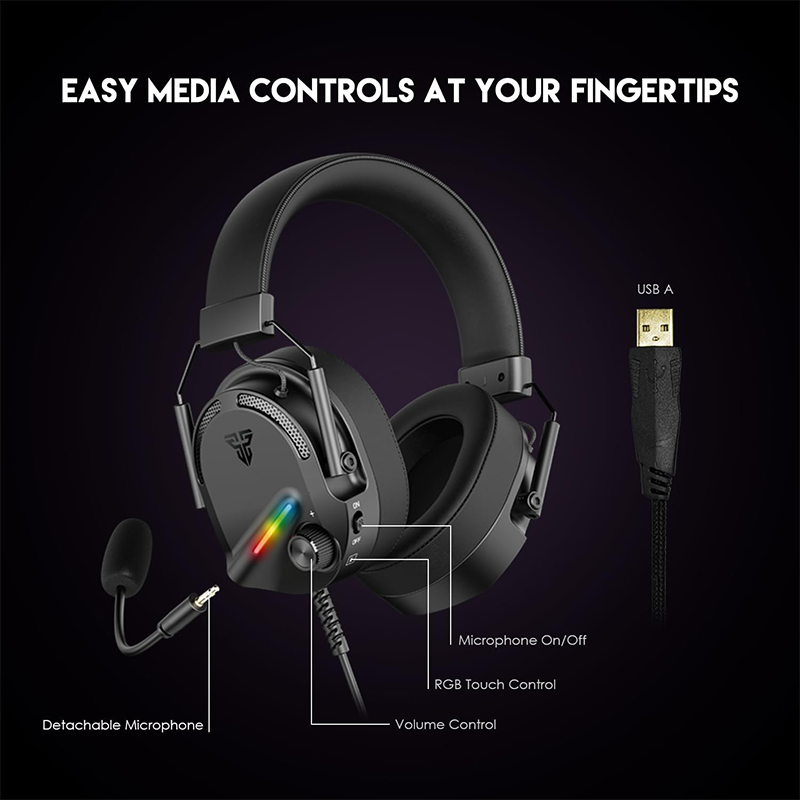 Fantech ALTO 7.1 HG26 – RGB USB Gaming Headset with Virtual Surround Sound