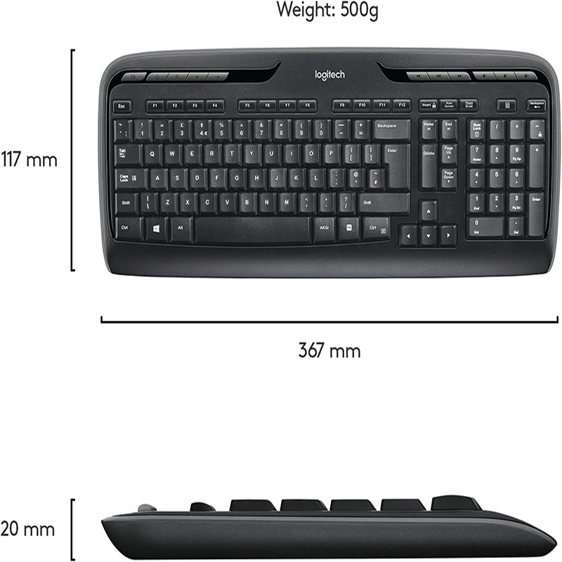 Logitech MK330 Wireless Keyboard and Mouse