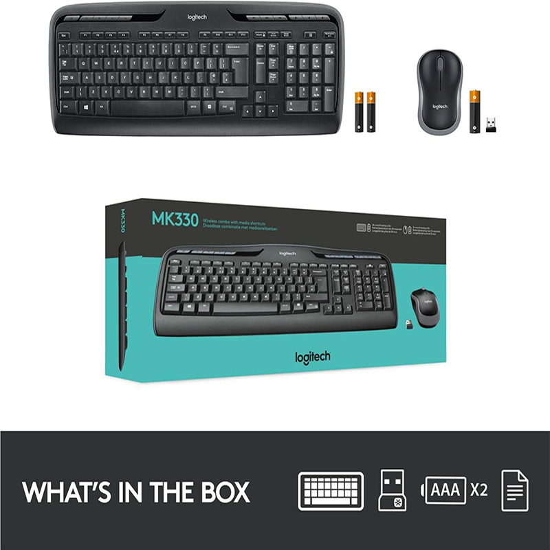 Logitech MK330 Wireless Keyboard and Mouse