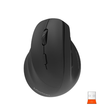 Meetion BTM010L Left Handed Ergonomic Dual Mode Rechargeable Mouse
