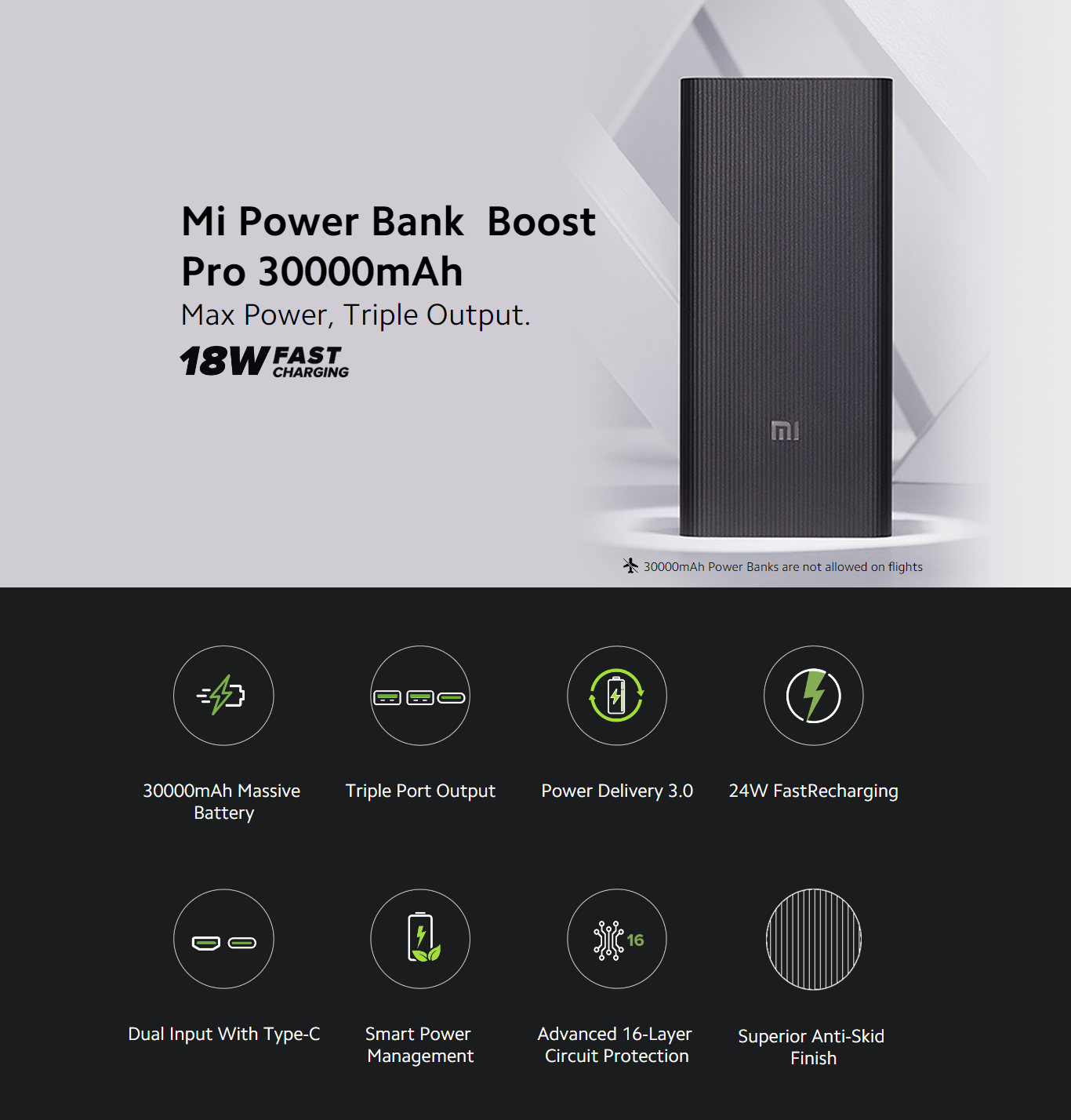 power bank 30K