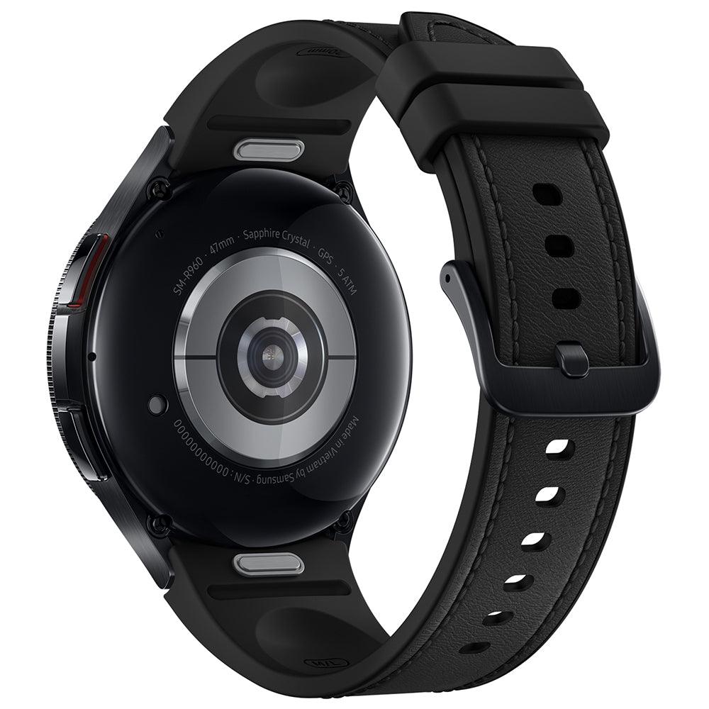 SAMSUNG Galaxy Watch 6 Classic 47mm Bluetooth Smartwatch - Black, Rotating Bezel, AMOLED Display - Rebuy-Box