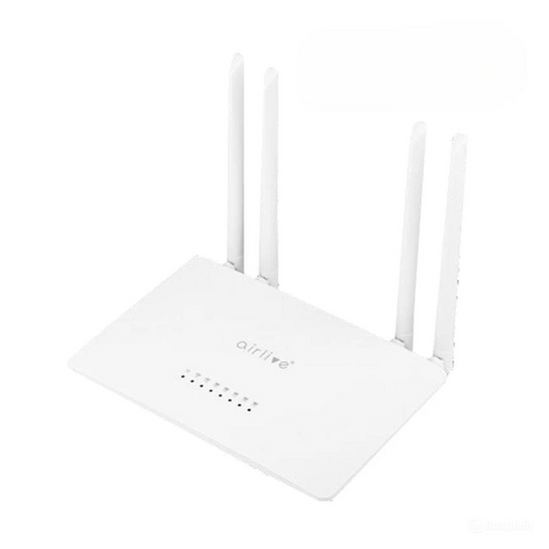 Airlive AC1200 Dual-Band Wi-Fi 5 Router - High-Speed Wireless Internet - White