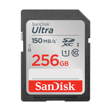SanDisk Ultra SD Card 256GB 150MB/s – SDSDUNC-256-GN6IN Grade A