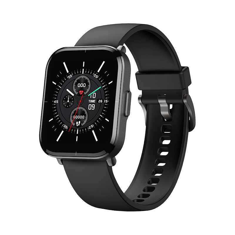 Mibro Color XPAW002 Smartwatch with 1.57" HD Display, Heart Rate & SpO2 Monitoring, 15 Sports Modes, IP68 Waterproof - Black - Rebuy-Box