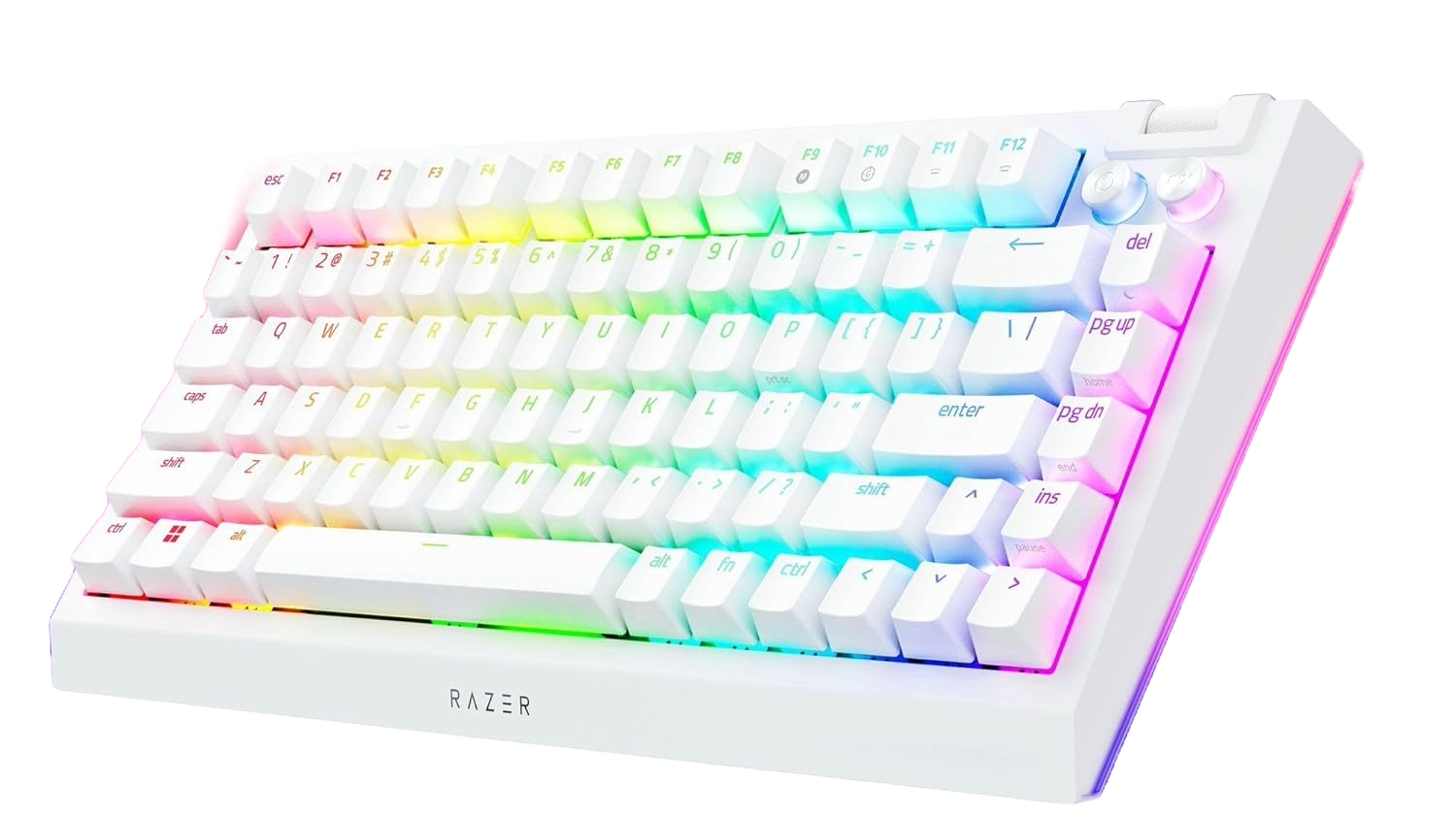 Razer BlackWidow V4 75% Orange Switch Mechanical Gaming Keyboard – Open Box