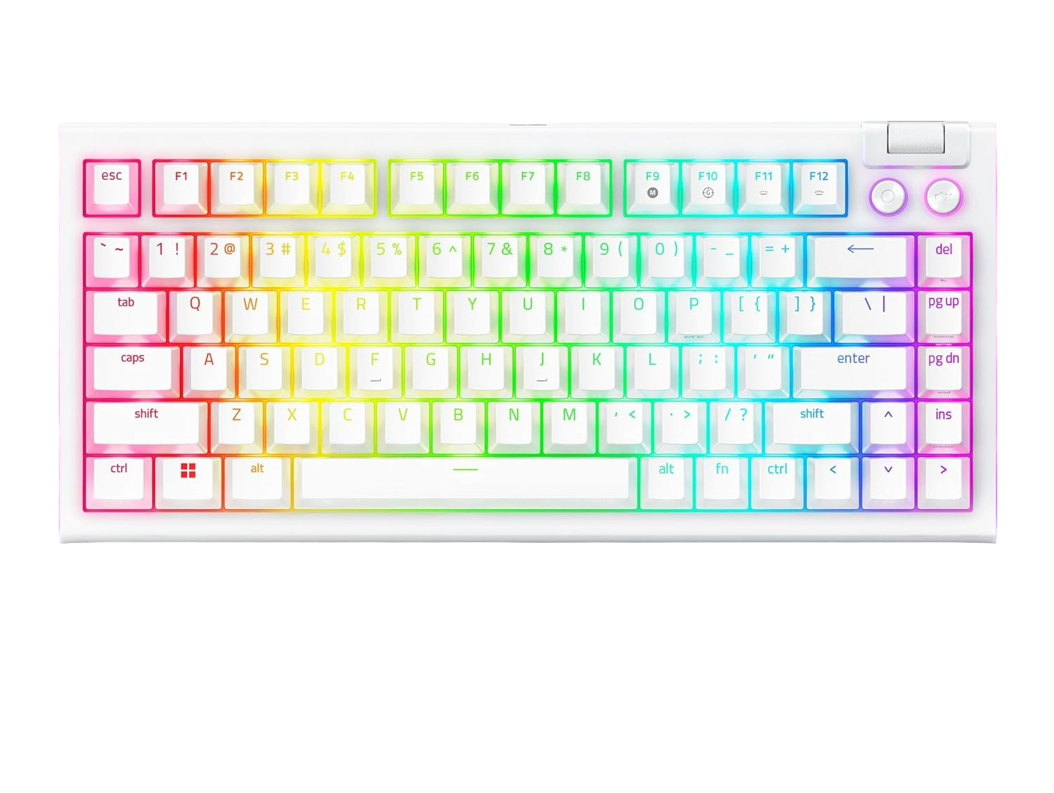 Razer BlackWidow V4 75% Orange Switch Mechanical Gaming Keyboard – Photo 2