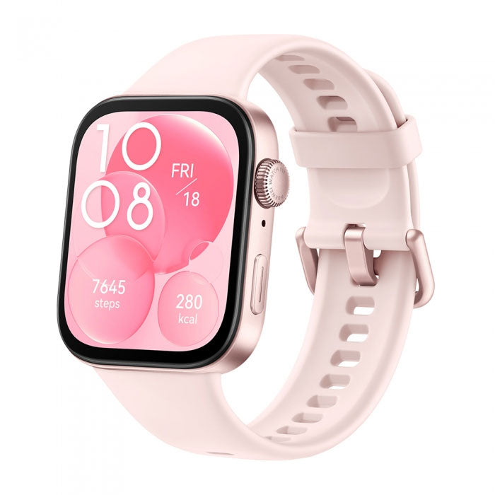 Huawei Watch Fit 3 Smartwatch with 1.64" AMOLED Display, Health Monitoring, and GPS - Pink - Rebuy-Box